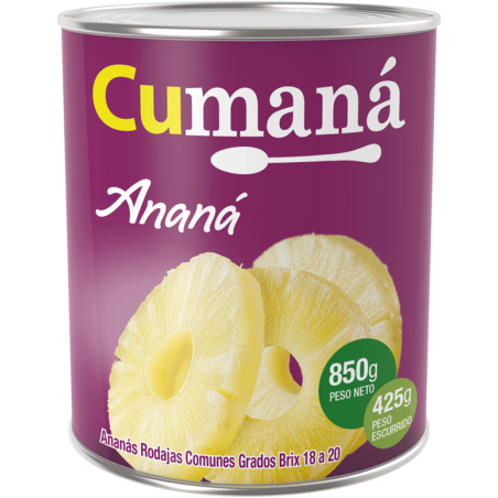 Anana En Rodajas Cumana X 850 G